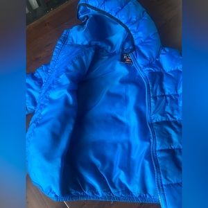 Bright blue winter coat-  Great Condition!